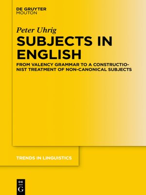 cover image of Subjects in English